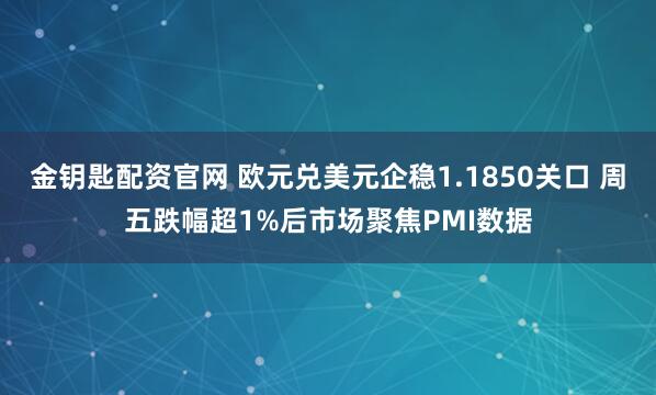 金钥匙配资官网 欧元兑美元企稳1.1850关口 周五跌幅超1%后市场聚焦PMI数据